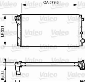 Теплообменник VALEO 734932