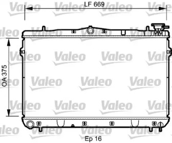 Теплообменник VALEO 734950