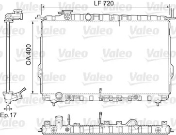 Теплообменник VALEO 734974