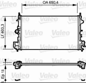 Теплообменник VALEO 734981