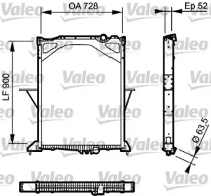 Теплообменник VALEO 735017