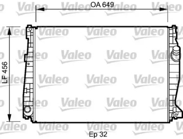 Теплообменник VALEO 735021