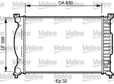 Теплообменник VALEO 735023