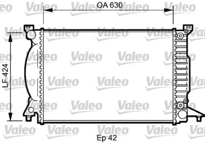 Теплообменник VALEO 735025