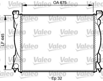 Теплообменник VALEO 735027