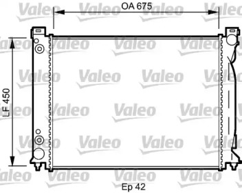 Теплообменник VALEO 735030