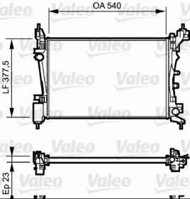 Теплообменник VALEO 735042