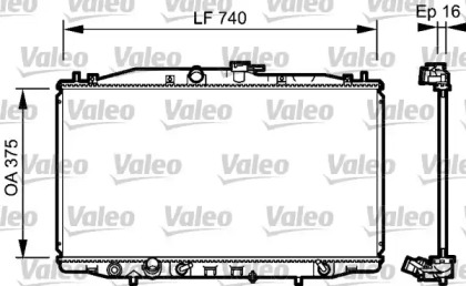 Теплообменник VALEO 735050