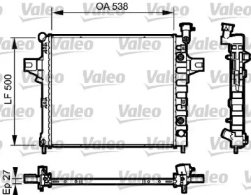 Теплообменник VALEO 735051