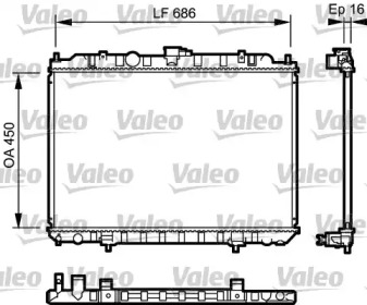 Теплообменник VALEO 735063