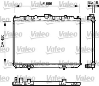 Теплообменник VALEO 735064