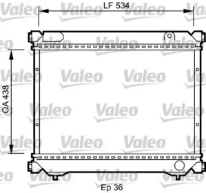 Теплообменник VALEO 735074