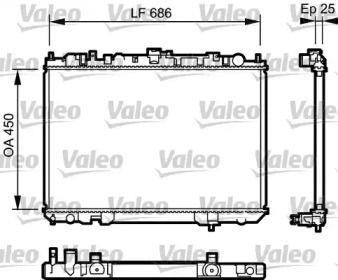 Теплообменник VALEO 735081