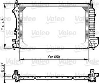 Теплообменник VALEO 735083