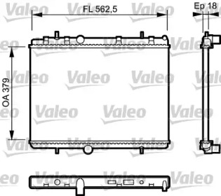 Теплообменник VALEO 735091