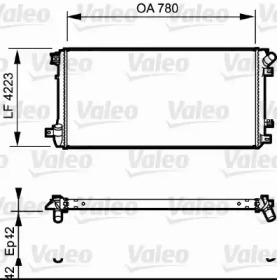 Теплообменник VALEO 735112