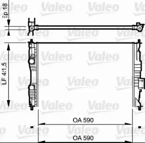 Теплообменник VALEO 735118