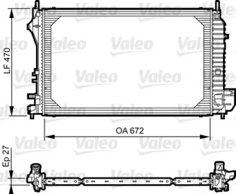 Теплообменник VALEO 735131