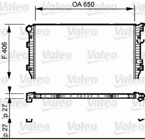 Теплообменник VALEO 735133