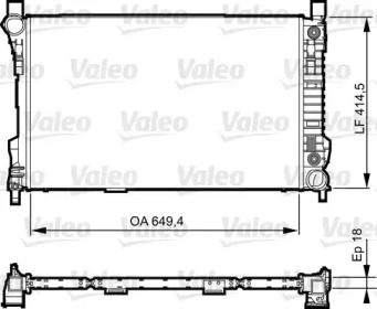 Теплообменник VALEO 735144