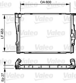 Теплообменник VALEO 735166