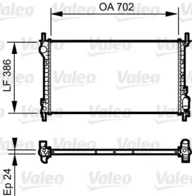 Теплообменник VALEO 735167