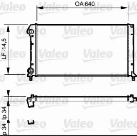 Теплообменник VALEO 735171