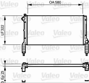 Теплообменник VALEO 735172