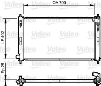 Теплообменник VALEO 735200