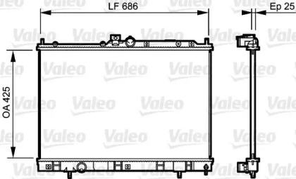 Теплообменник VALEO 735203