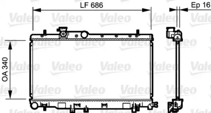 Теплообменник VALEO 735211