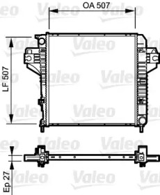 Теплообменник VALEO 735221