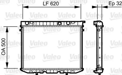 Теплообменник VALEO 735229