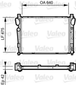 Теплообменник VALEO 735230