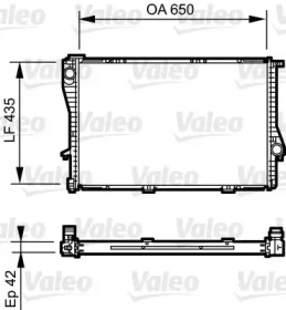 Теплообменник VALEO 735233