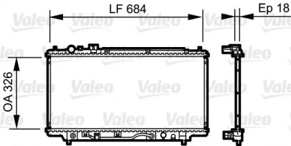 Теплообменник VALEO 735236