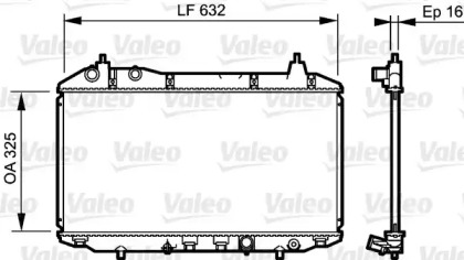 Теплообменник VALEO 735241