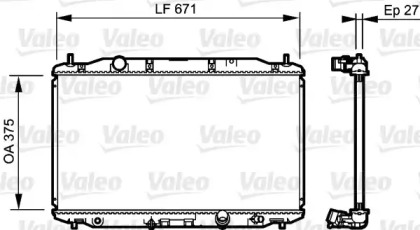 Теплообменник VALEO 735242