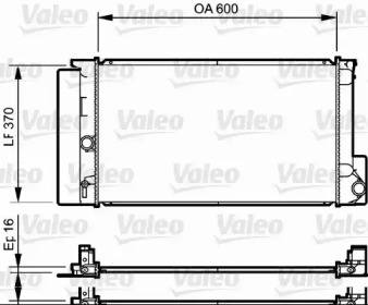 Теплообменник VALEO 735250