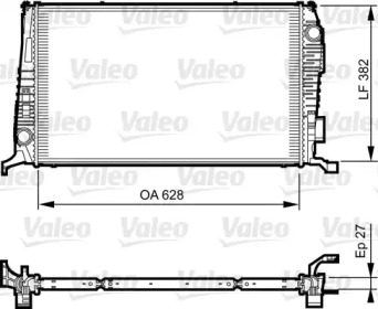 Теплообменник VALEO 735279