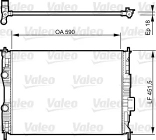 Теплообменник VALEO 735281