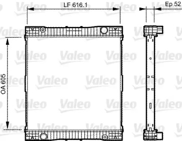 Теплообменник VALEO 735303