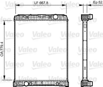 Теплообменник VALEO 735304