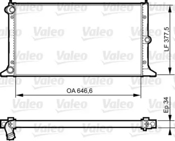 Теплообменник VALEO 735372