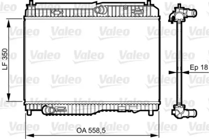 Теплообменник VALEO 735378