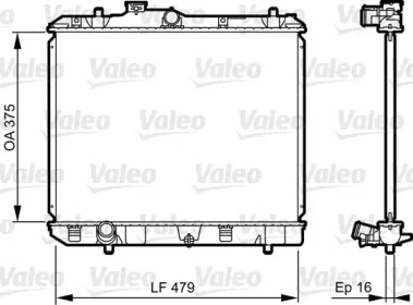 Теплообменник VALEO 735383