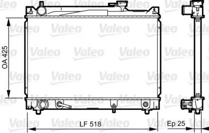 Теплообменник VALEO 735405