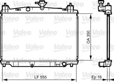 Теплообменник VALEO 735416