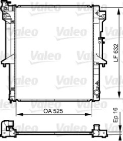 Теплообменник VALEO 735441