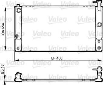 Теплообменник VALEO 735449